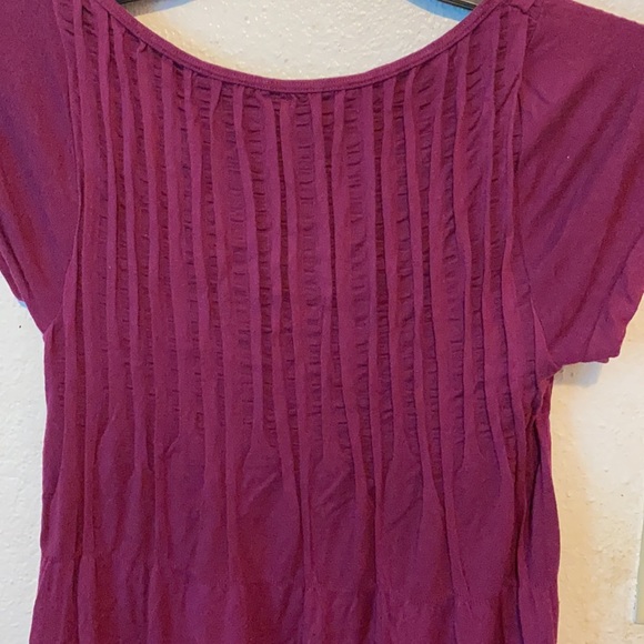 JJ Authentic Plum Short-Sleeved Dress (M/L) - Picture 3 of 7